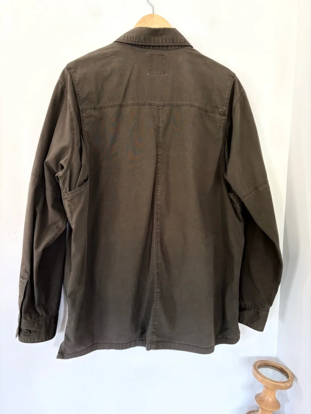 5.11 TACTICAL Sz L Green Button LS Shirt Jacket Hand & Chest Pockets 72497-192